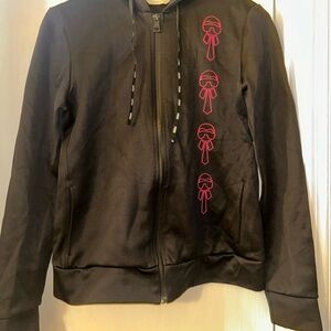 Fendi Black Zip-Up Hoodie Size 46